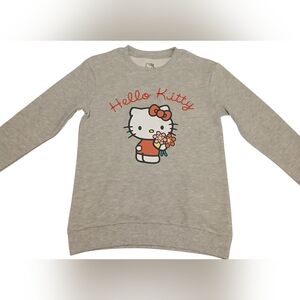 Hello Kitty Gray Pullover Sweatshirt - Size M - NWOT